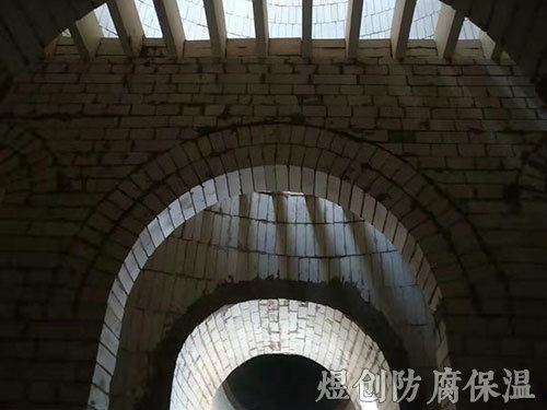 干吸塔，襯磚，球拱，橋拱，格冊(cè)及規(guī)整波紋填料施工 (2)