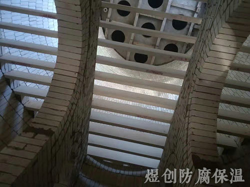 干吸塔，襯磚，球拱，橋拱，格冊(cè)及規(guī)整波紋填料施工 (3)