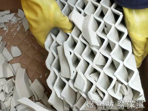 干吸塔，襯磚，球拱，橋拱，格冊(cè)及規(guī)整波紋填料施工 (5)
