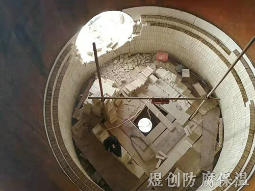 干吸塔，襯磚，球拱，橋拱，格冊(cè)及規(guī)整波紋填料施工 (9)