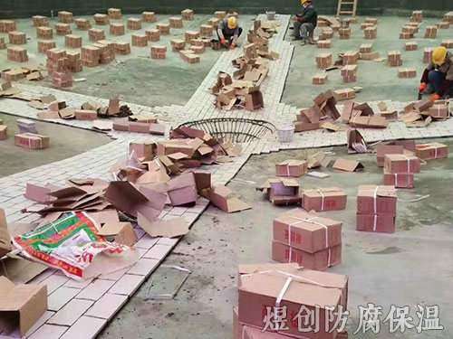 地面襯耐酸瓷板施工 (3)