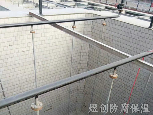 防腐襯耐酸磚板施工 (3)