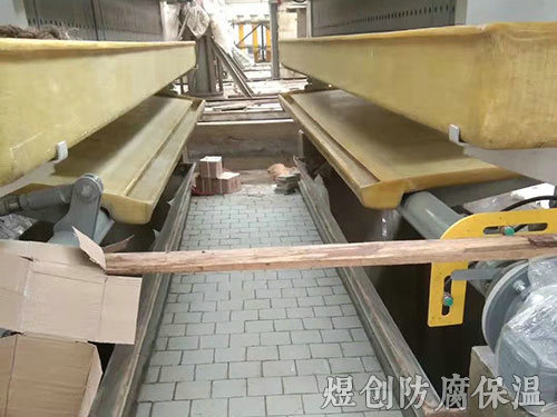 地面襯耐酸瓷板施工 (6)